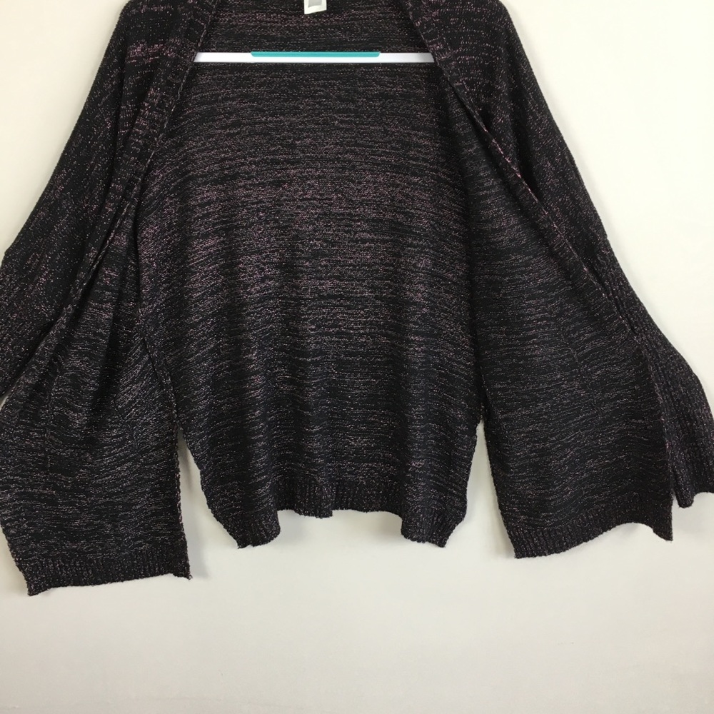 Mintee 16 Sweater Metallic Burgundy/Black
